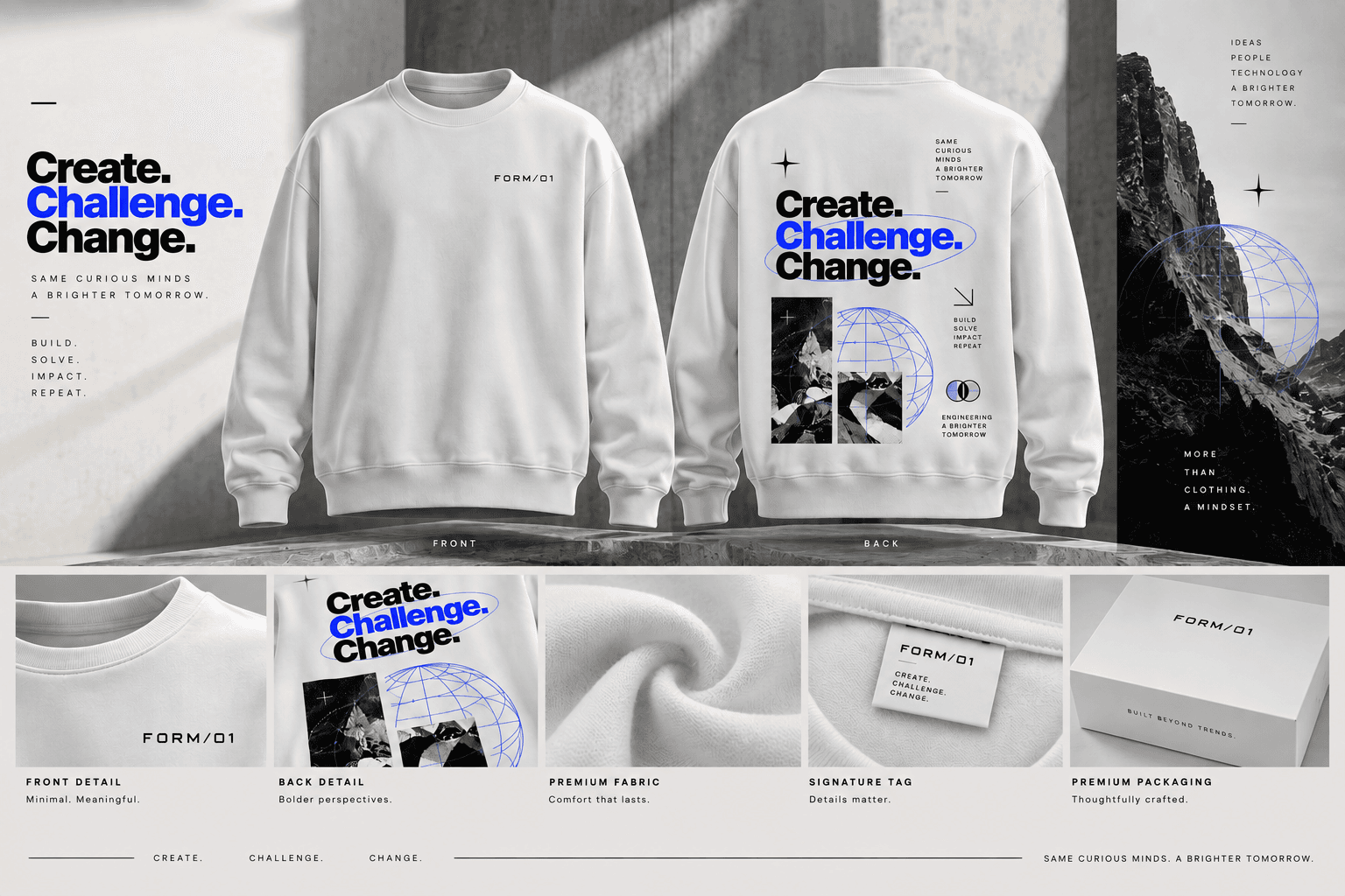 FORM/01 We Make Tomorrow collection